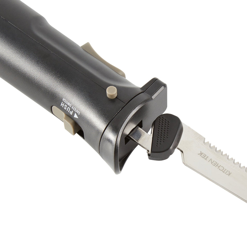 Kitchen Tek Cordless Electric Knife Set - with Lithium Ion Battery, 100-240V - 1 count box
