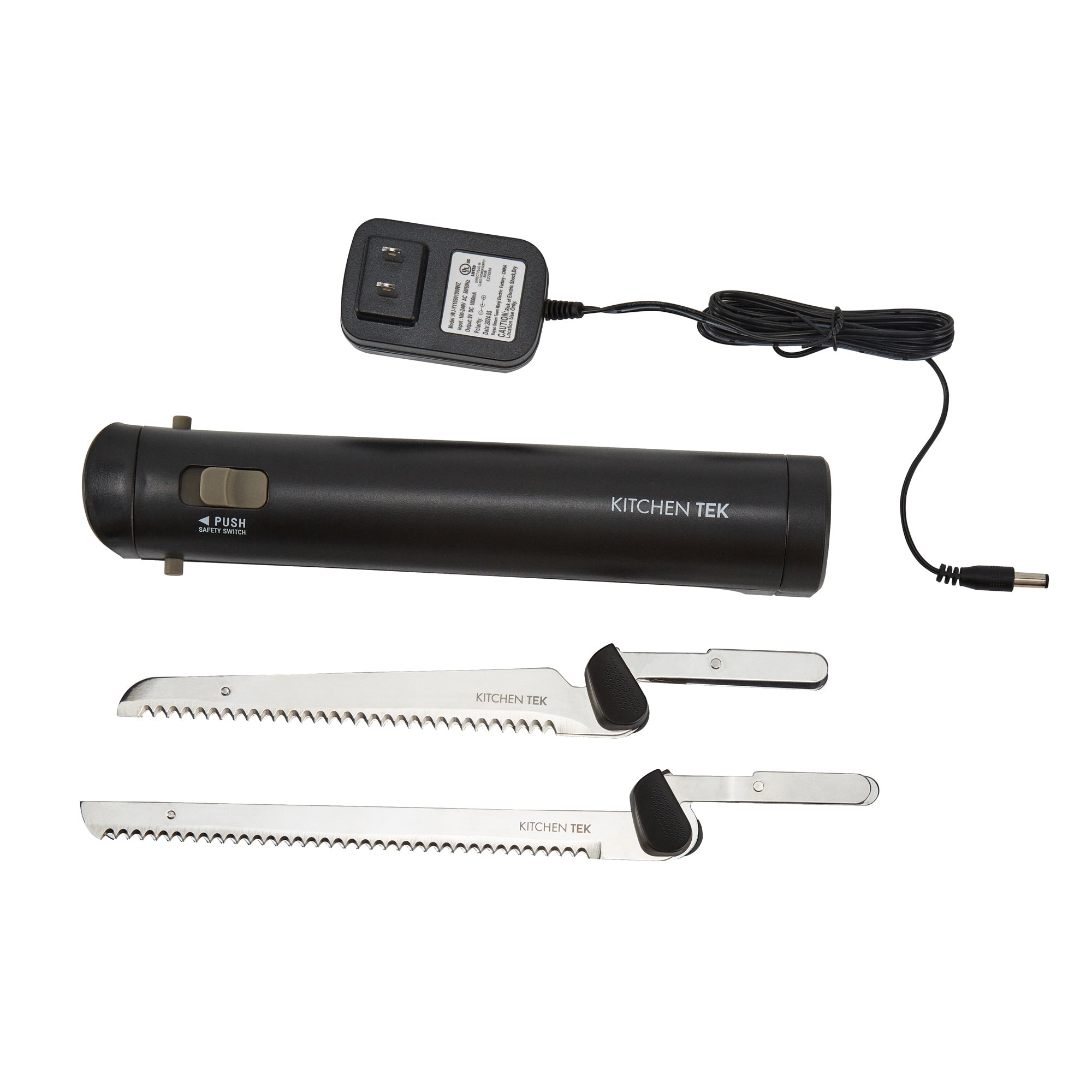 Kitchen Tek Cordless Electric Knife Set - with Lithium Ion Battery, 100-240V - 1 count box