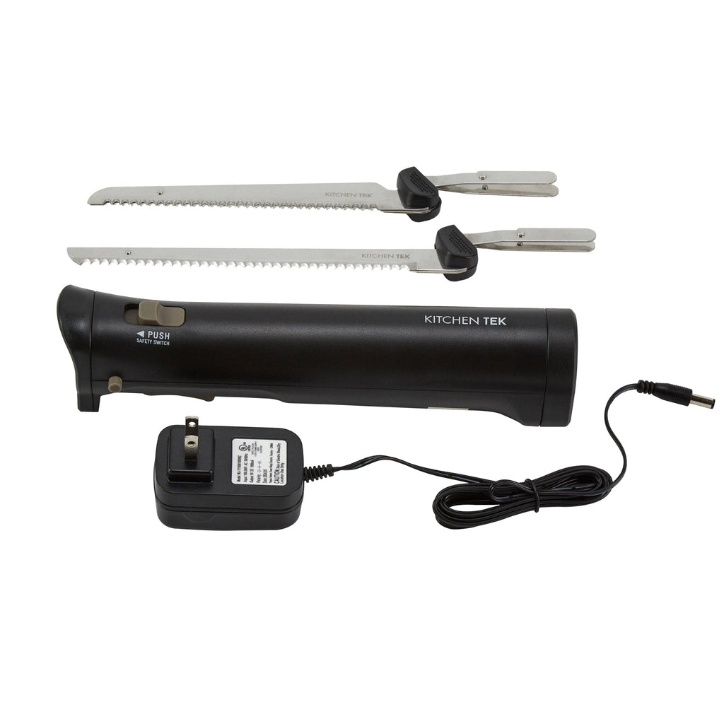 Kitchen Tek Cordless Electric Knife Set - with Lithium Ion Battery, 100-240V - 1 count box
