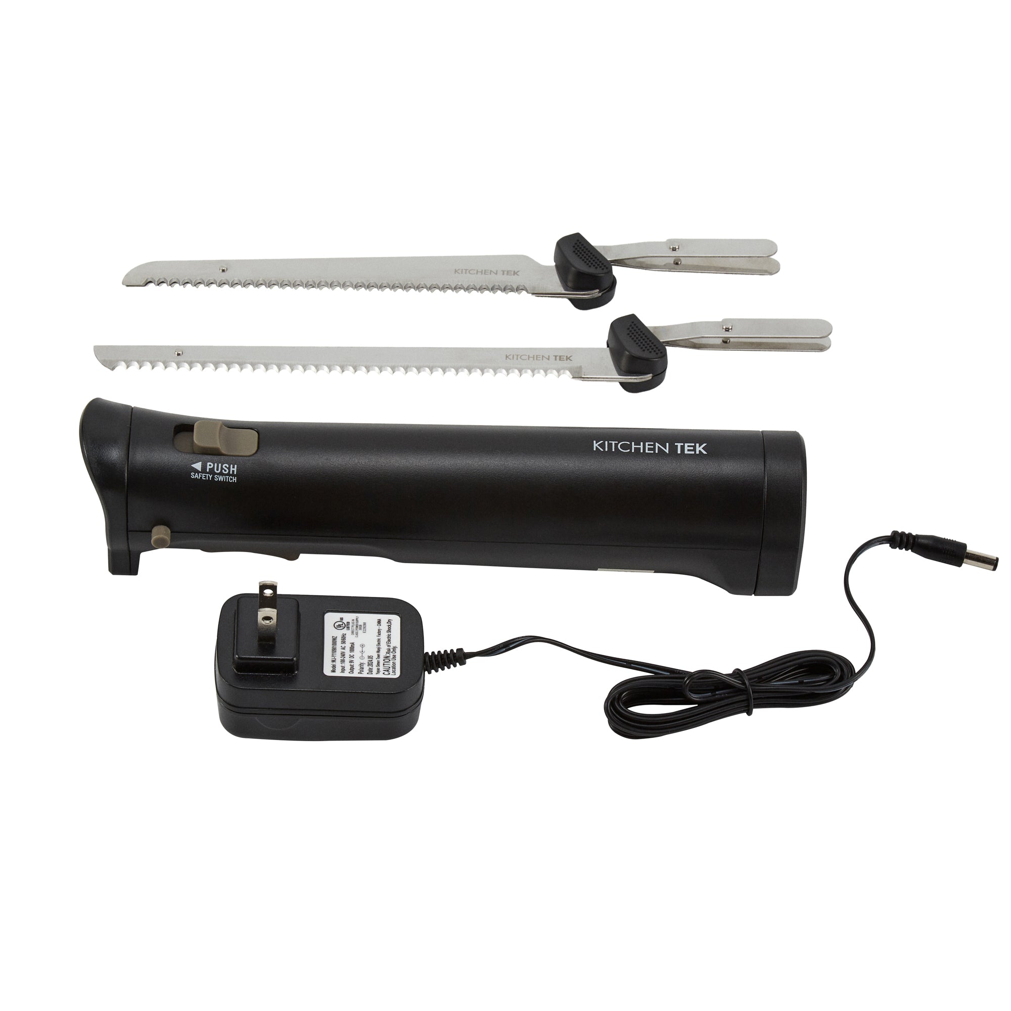 Kitchen Tek Cordless Electric Knife Set - with Lithium Ion Battery, 100-240V - 1 count box