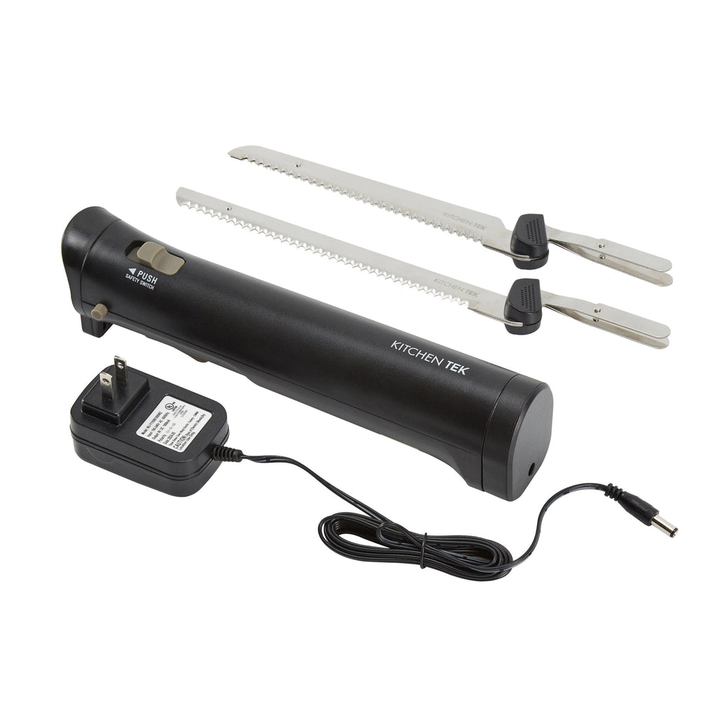 Kitchen Tek Cordless Electric Knife Set - with Lithium Ion Battery, 100-240V - 1 count box
