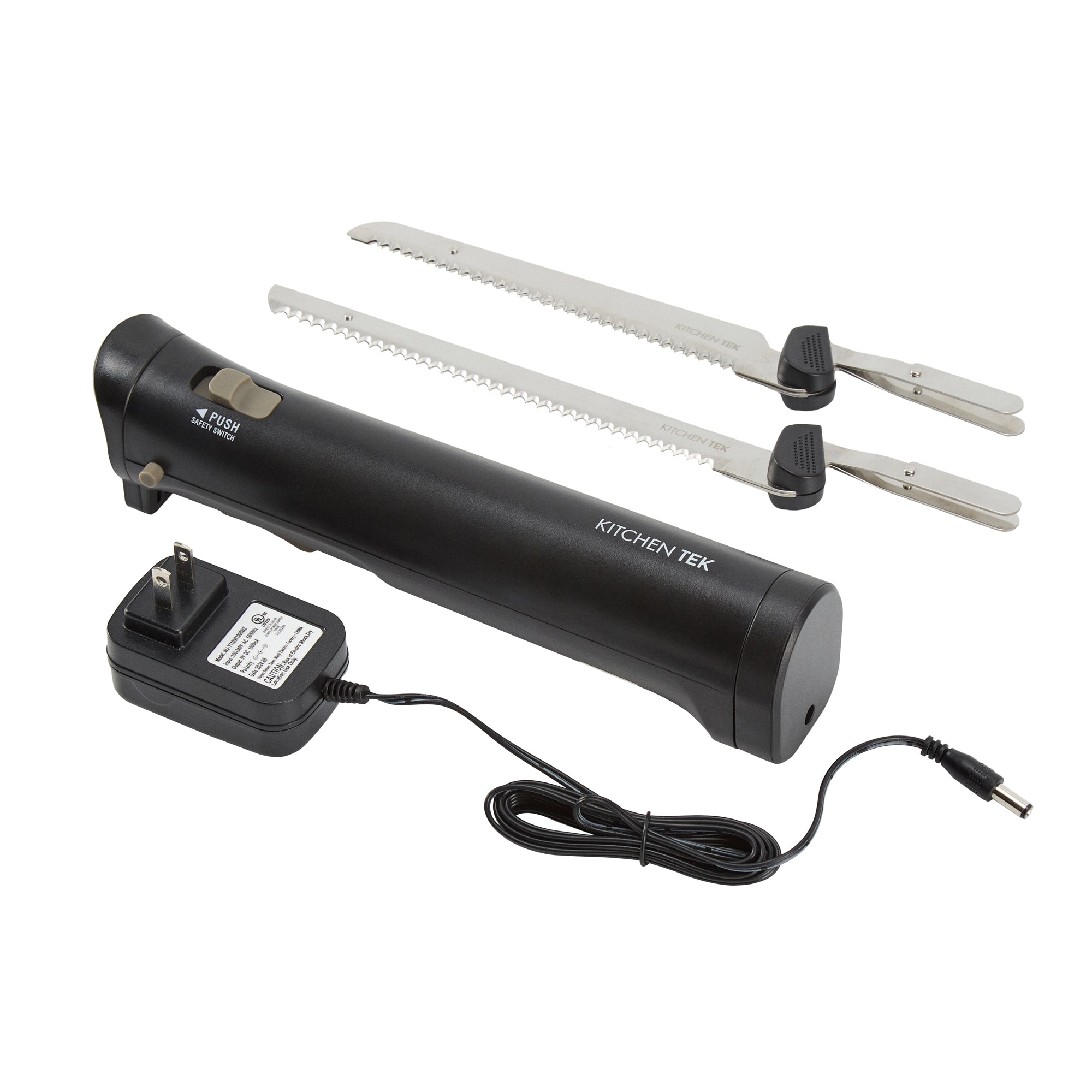 Kitchen Tek Cordless Electric Knife Set - with Lithium Ion Battery, 100-240V - 1 count box