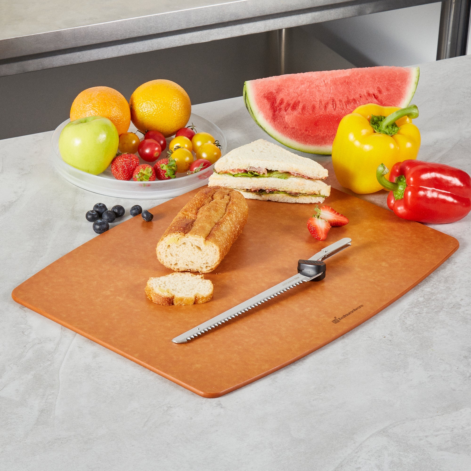 Kitchen Tek Stainless Steel 11" Bread Blade - for Cordless Electric Knife Set - 1 count box
