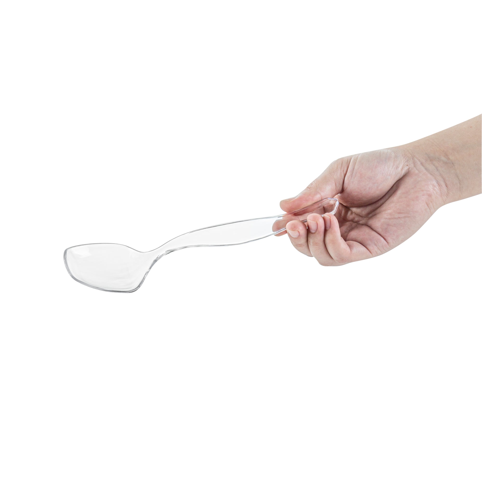 Cater Tek Clear Plastic Serving Spoon - 8 1/2" - 100 count box