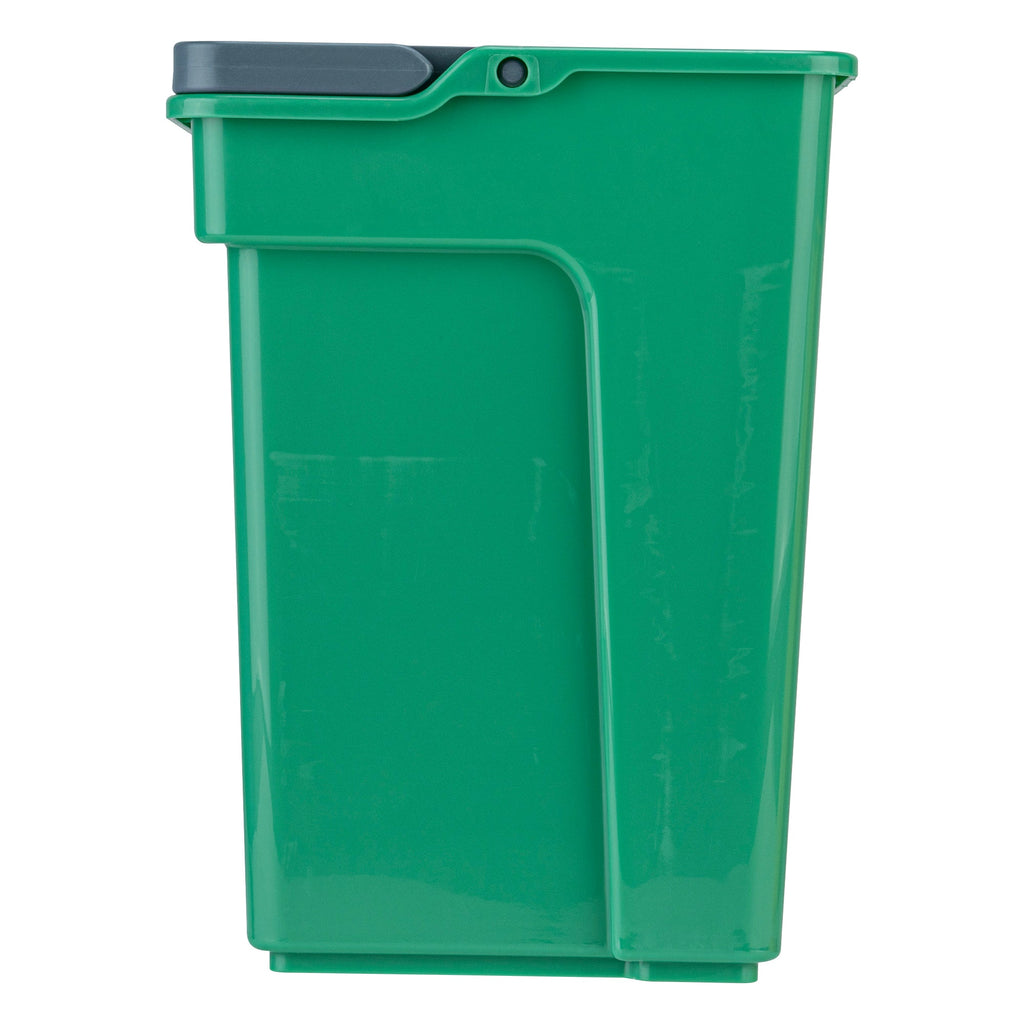 Clean Tek Professional 4 Qt Green Cleaning Bucket - 7" x 6 1/4" x 8 1/2" - 1 count box