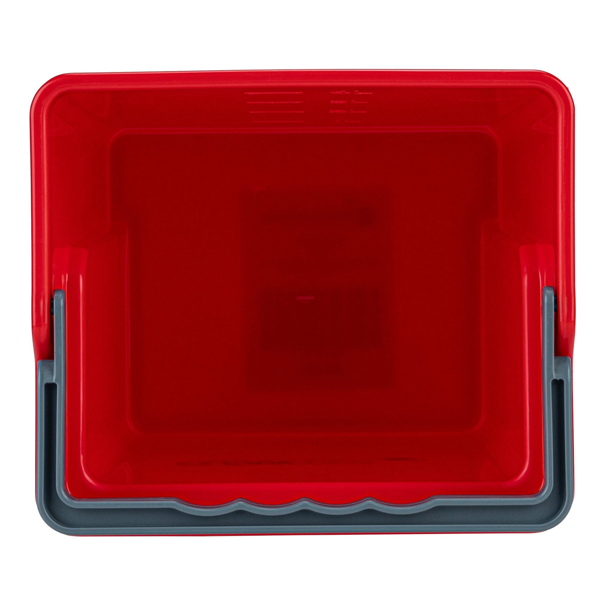 Clean Tek Professional 4 Qt Red Cleaning Bucket - 7" x 6 1/4" x 8 1/2" - 1 count box