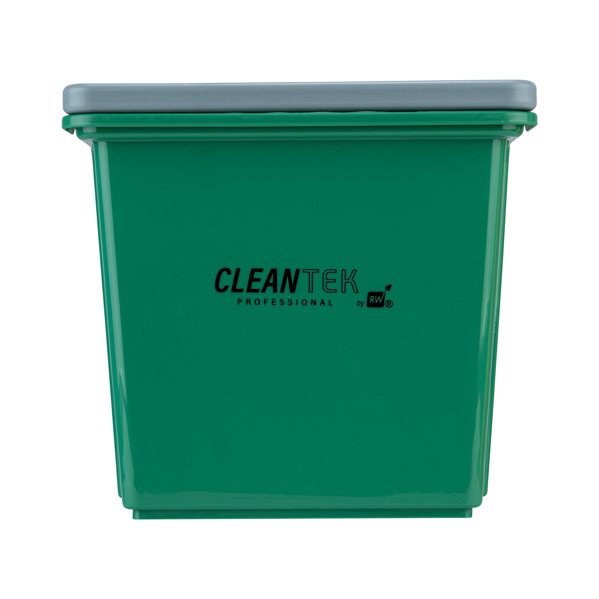 Clean Tek Professional 6 Qt Green Cleaning Bucket - 9 1/4" x 7" x 8 3/4" - 1 count box