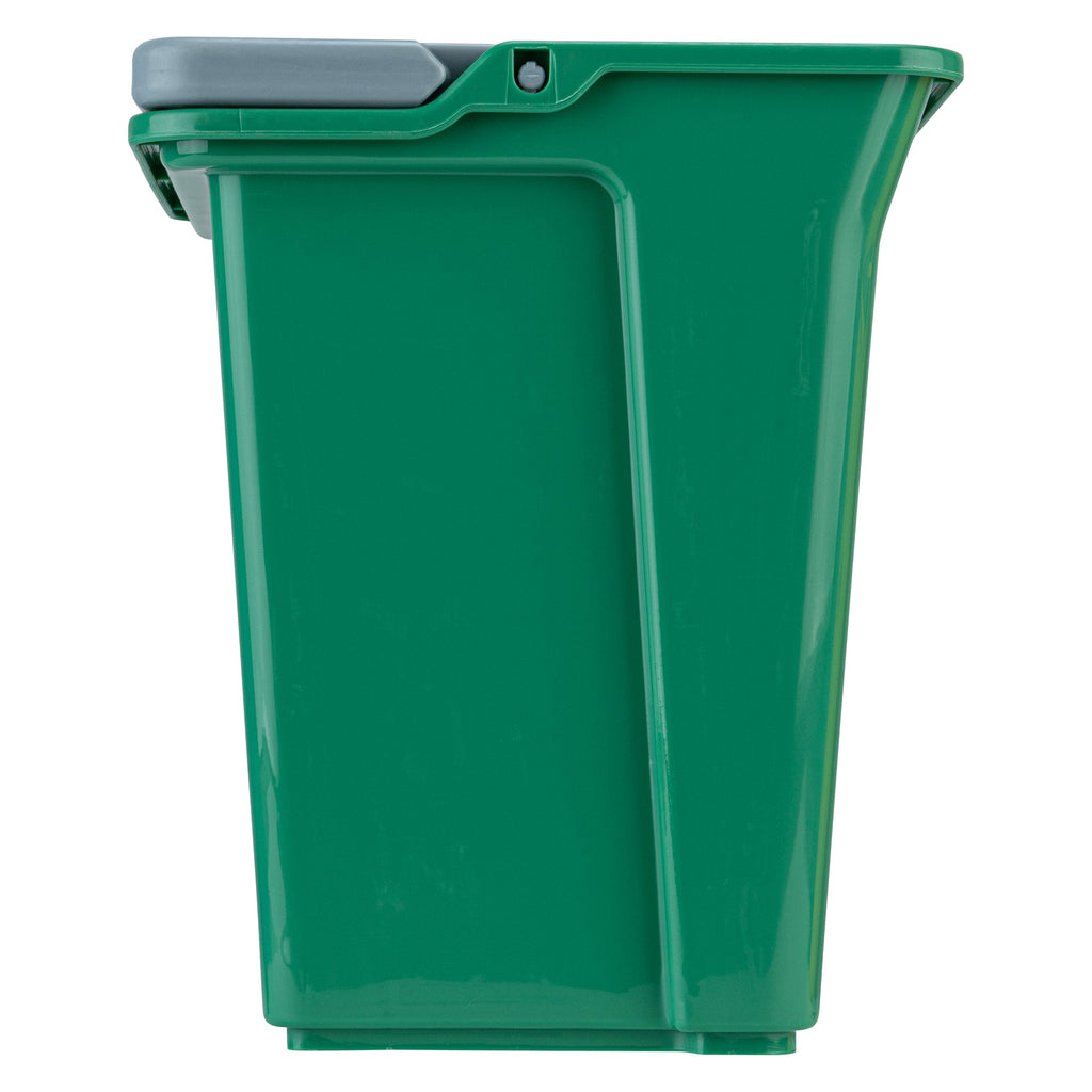 Clean Tek Professional 6 Qt Green Cleaning Bucket - 9 1/4" x 7" x 8 3/4" - 1 count box