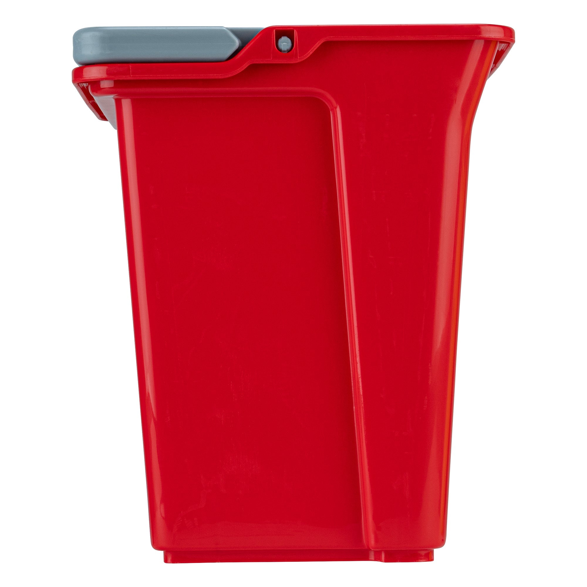 Clean Tek Professional 6 Qt Red Cleaning Bucket - 9 1/4" x 7" x 8 3/4" - 1 count box