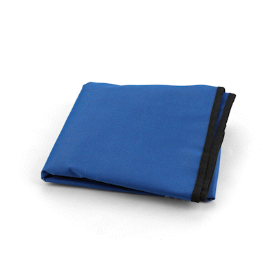 Clean Tek Professional 18 gal Blue Plastic Bag - for 3-Shelf Janitor Cart, with Zipper - 1 count box