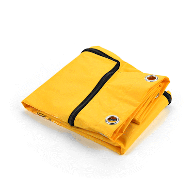 Clean Tek Professional Yellow Plastic Bag - with Zipper, for Heavy Duty 3-Shelf Janitor Cart - 1 count box