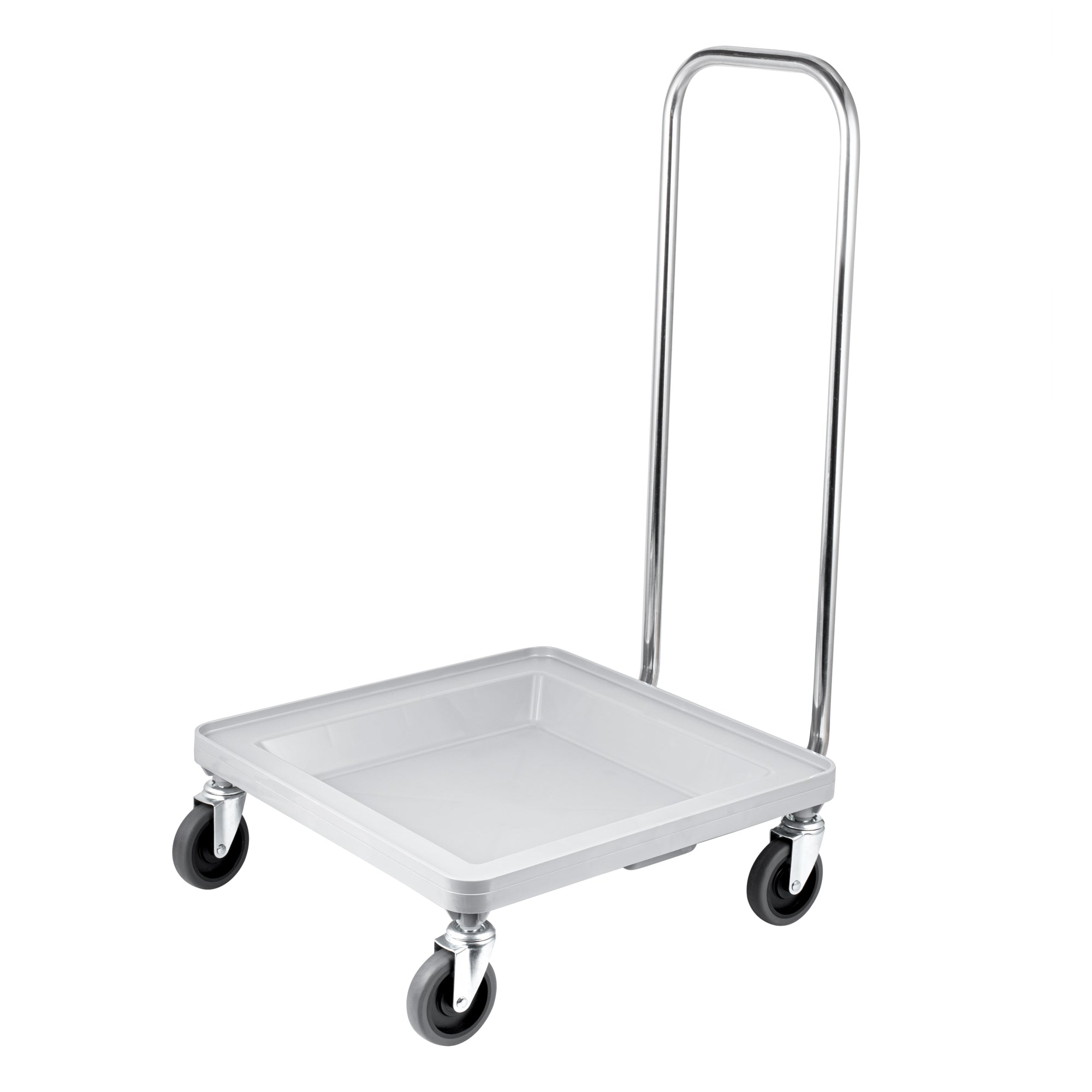 Clean Tek Professional Stainless Steel Handle - For Dish Rack and Glass Rack Dolly - 1 count box