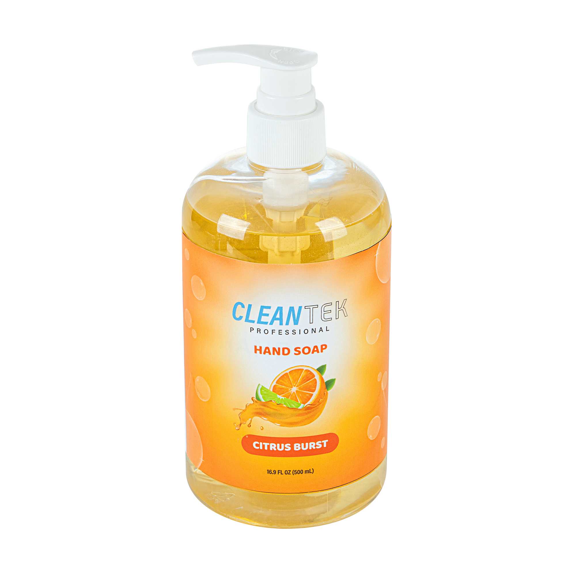 Clean Tek Professional 16.9 fl. oz Liquid Hand Soap - Citrus Burst - 24 count box