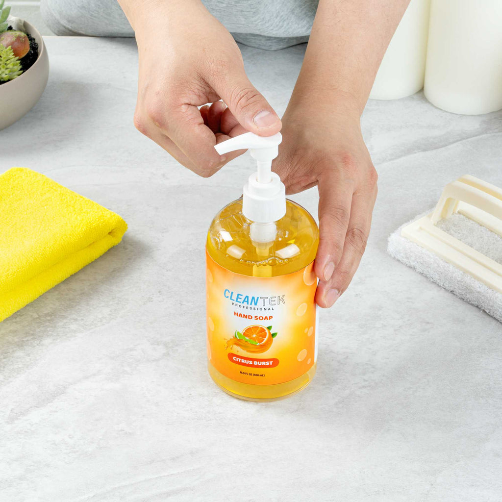Clean Tek Professional 16.9 fl. oz Liquid Hand Soap - Citrus Burst - 24 count box