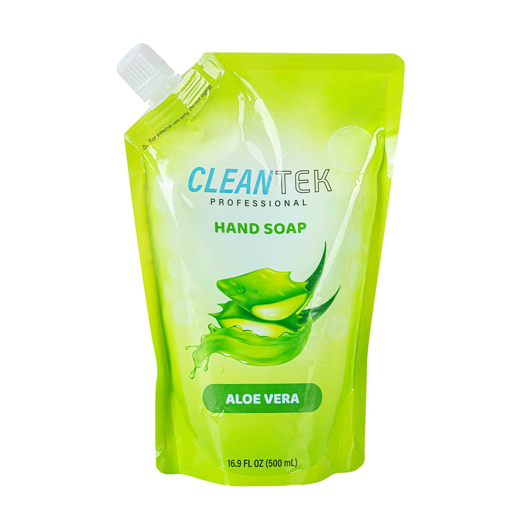 Clean Tek Professional 16.9 fl. oz Liquid Hand Soap Refill - Aloe Vera - 24 count box