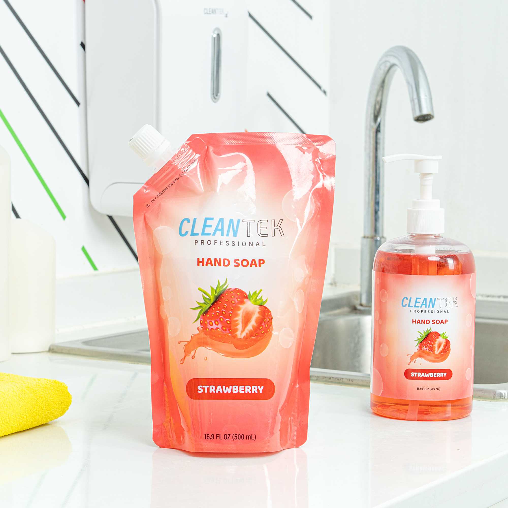 Clean Tek Professional 16.9 fl. oz Liquid Hand Soap Refill - Strawberry - 1 count box