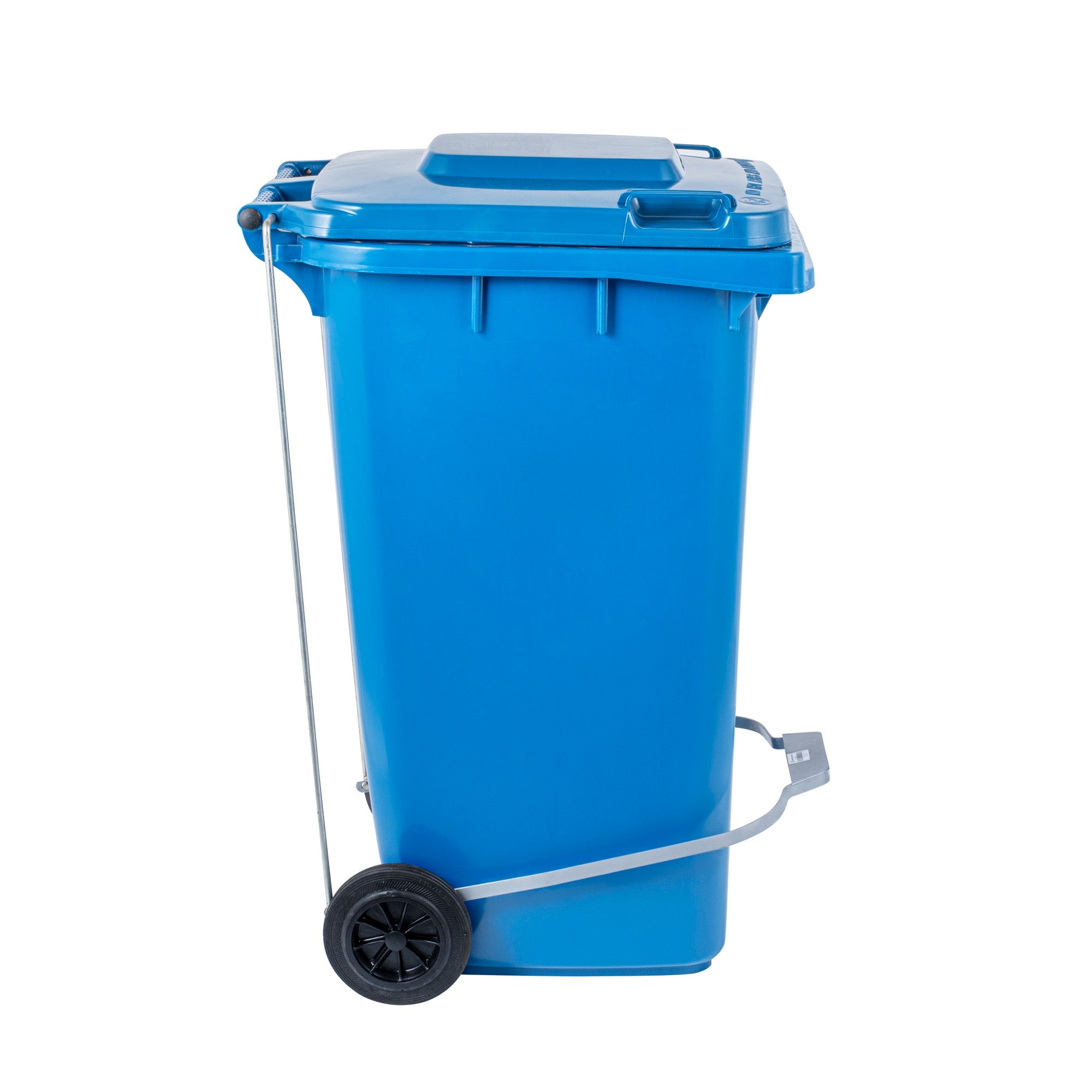 Clean Tek Professional Iron Step-On Attachment - Fits 64 gal Wheeled Trash Can, Powder Coated - 1 count box