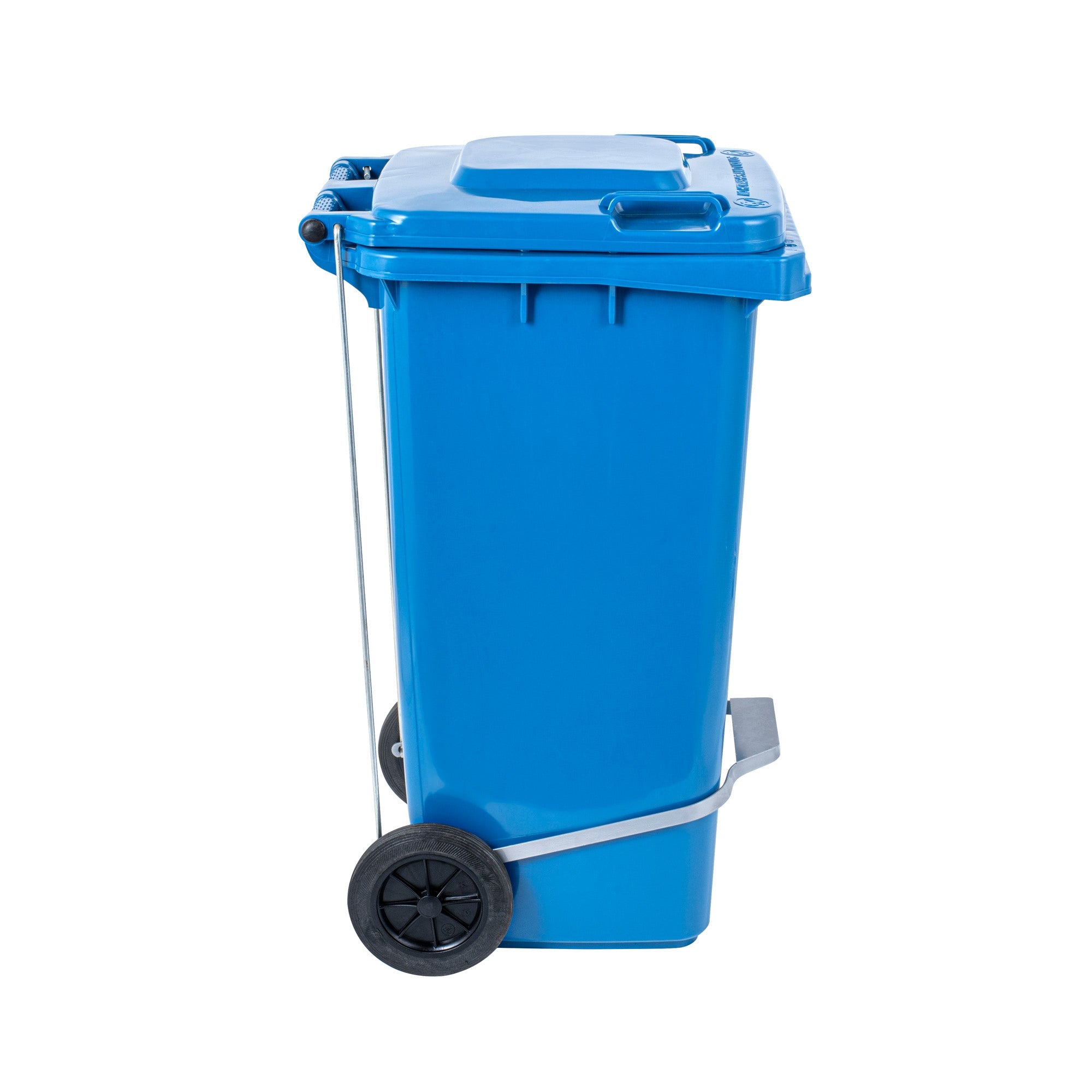 Clean Tek Professional Iron Step-On Attachment - Fits 32 gal Wheeled Trash Can, Powder Coated - 1 count box