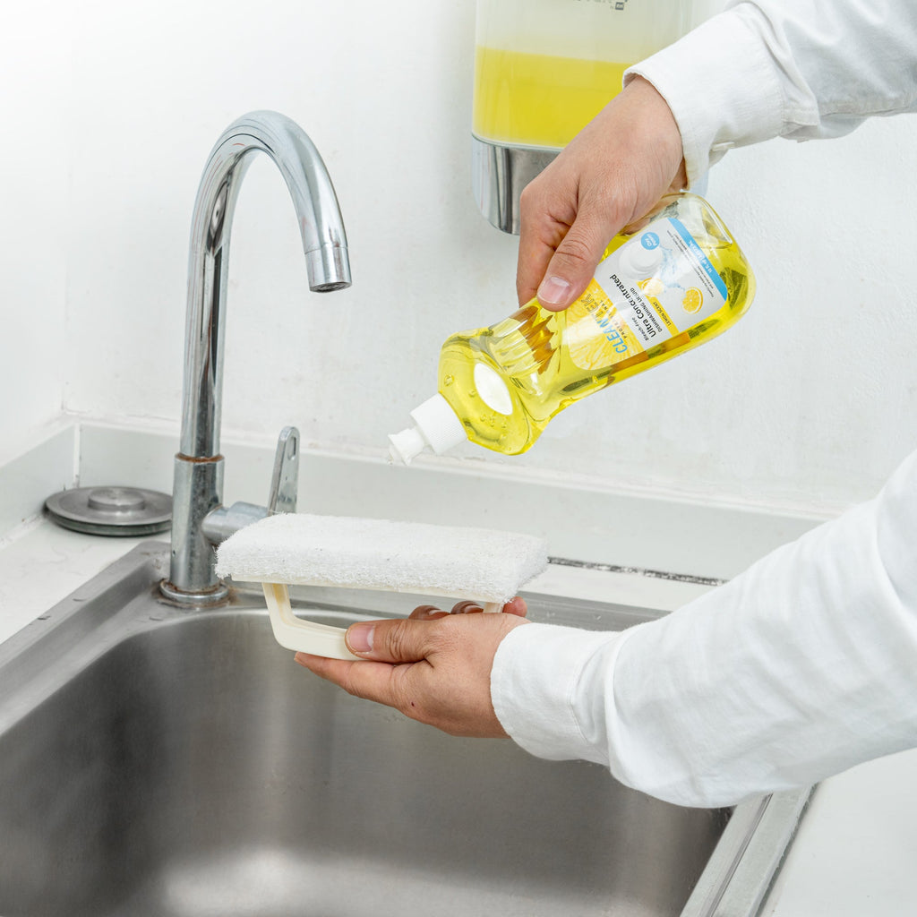 Clean Tek Professional 10 fl. oz Dishwashing Liquid - Ultra Concentrated, OXY Power, Lemon Scent - 1 count box