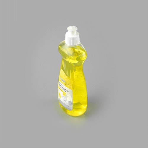 Clean Tek Professional 10 fl. oz Dishwashing Liquid - Ultra Concentrated, OXY Power, Lemon Scent - 36 count box