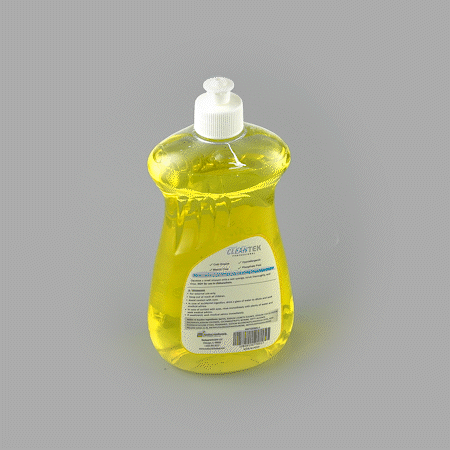 Clean Tek Professional 20.3 fl. oz Dishwashing Liquid - Ultra Concentrated, OXY Power, Lemon Scent - 24 count box