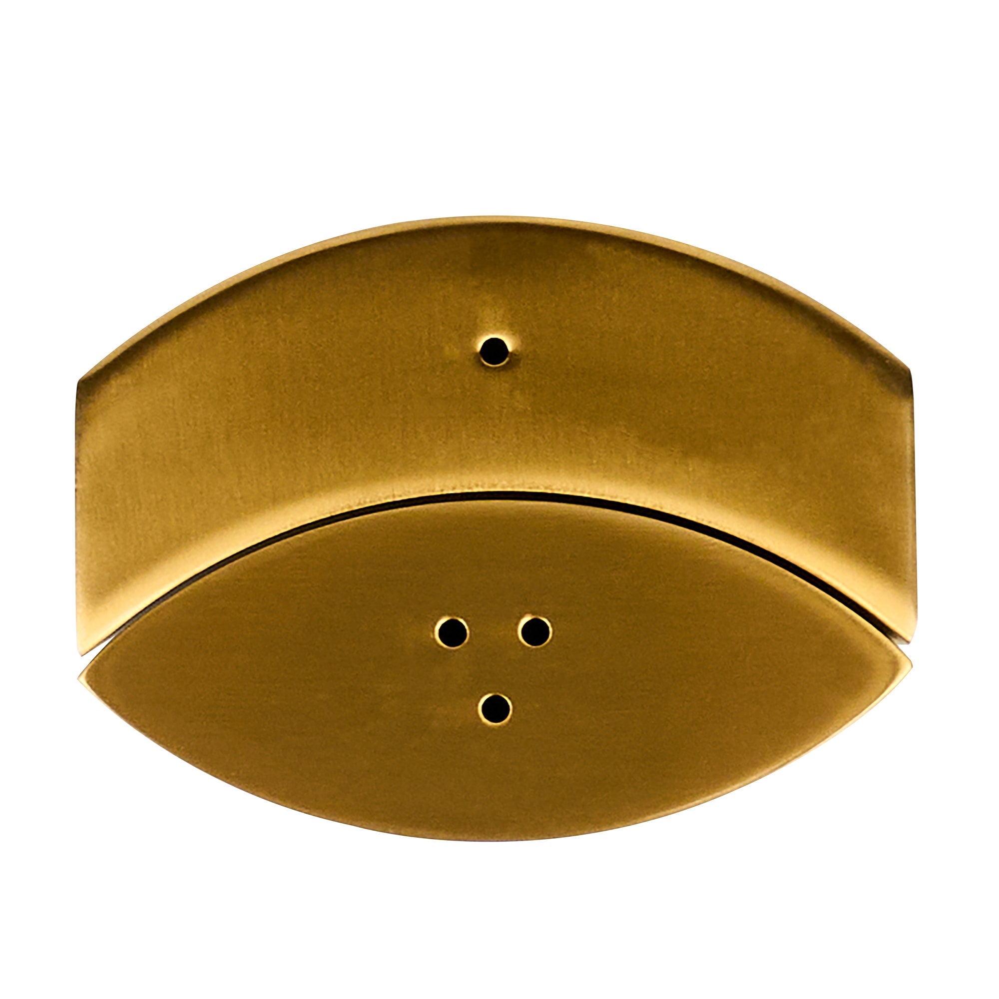 Chef 101 4 oz Gold Stainless Steel Embracing Salt And Pepper Shaker Set - 2.3 oz/2.1 oz - 2 1/2" x 2" x 1 3/4" - 1 count box