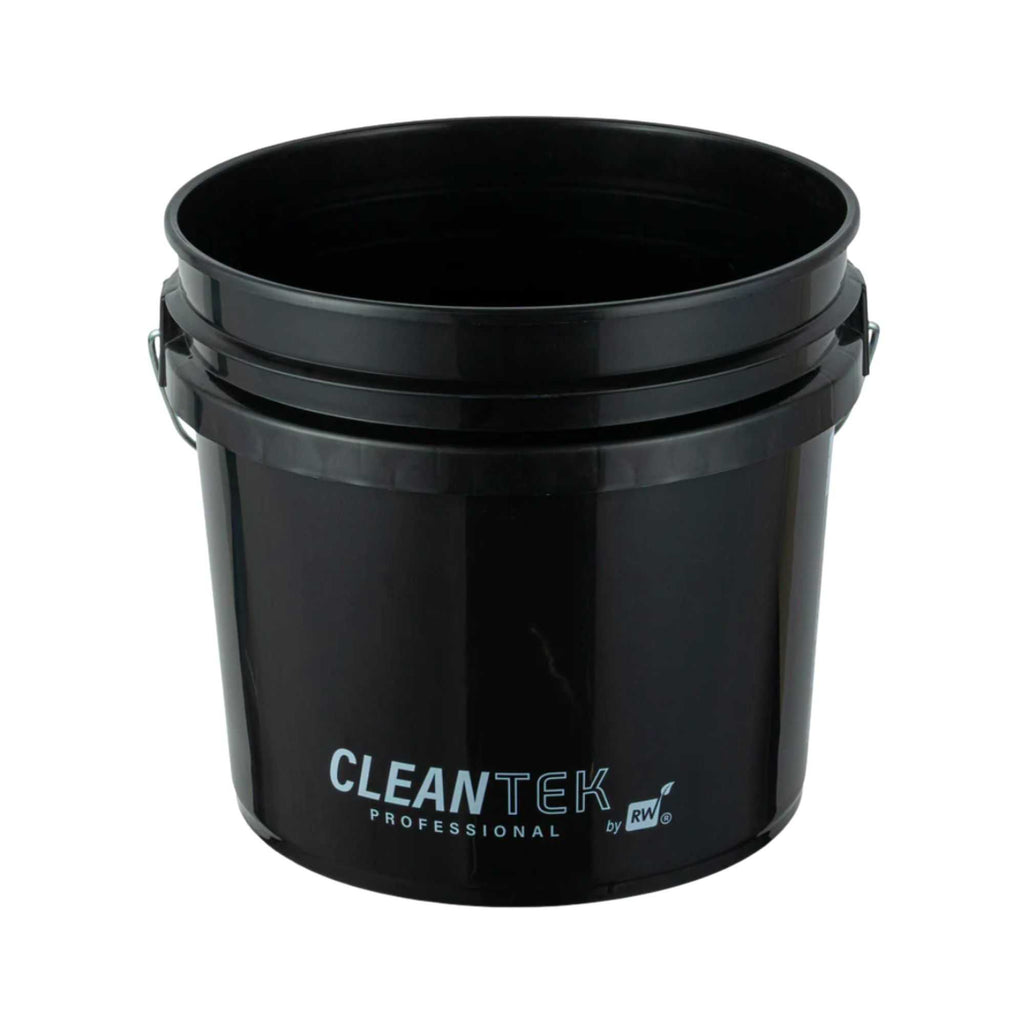 Clean Tek Professional 3.5 gal Round Black Plastic Pail - 12 1/4" x 12 1/4" x 10 3/4" - 1 count box
