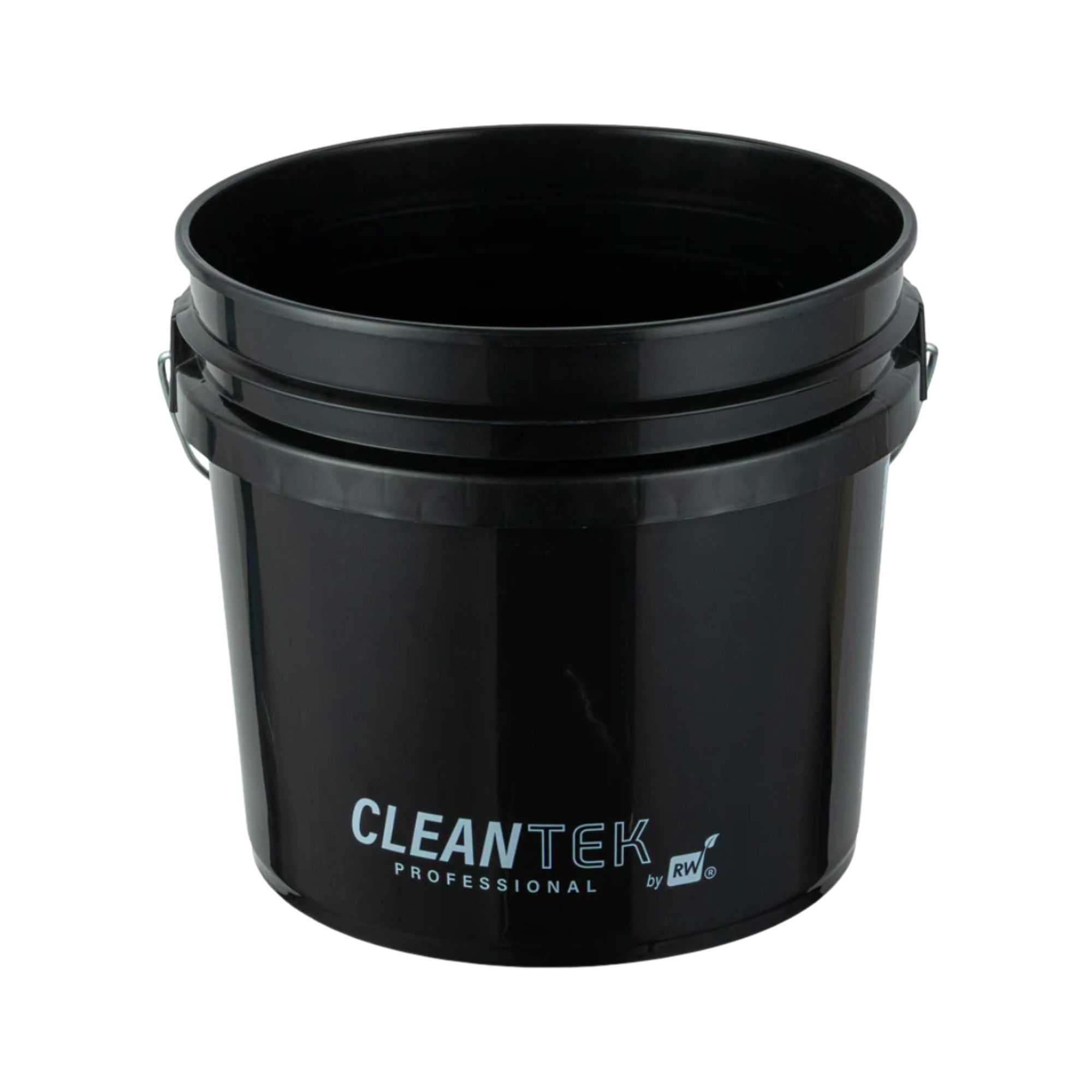 Clean Tek Professional 3.5 gal Round Black Plastic Pail - 12 1/4" x 12 1/4" x 10 3/4" - 1 count box