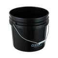 Clean Tek Professional 3.5 gal Round Black Plastic Pail - 12 1/4" x 12 1/4" x 10 3/4" - 1 count box