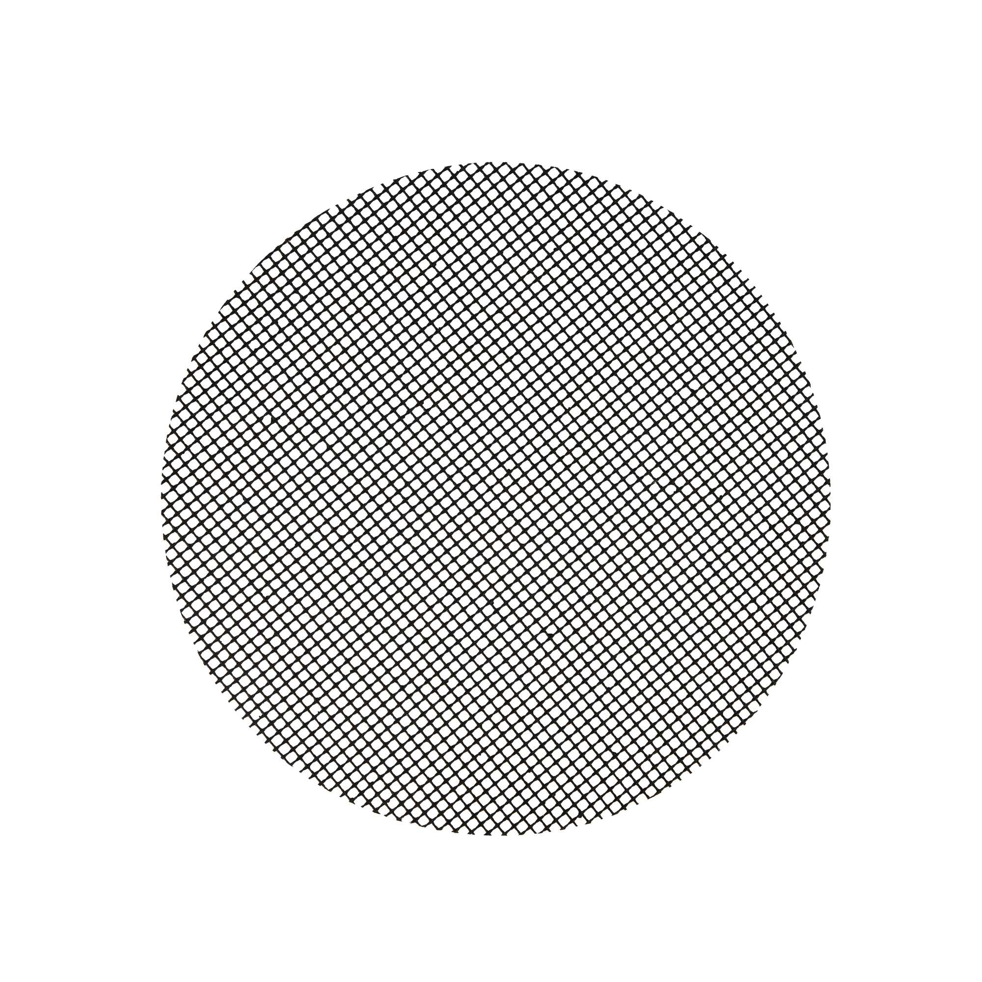 Met Lux Round Fiberglass Reusable Grill Mesh Mat - Non-Stick - 11 3/4" x 11 3/4" - 5 count box
