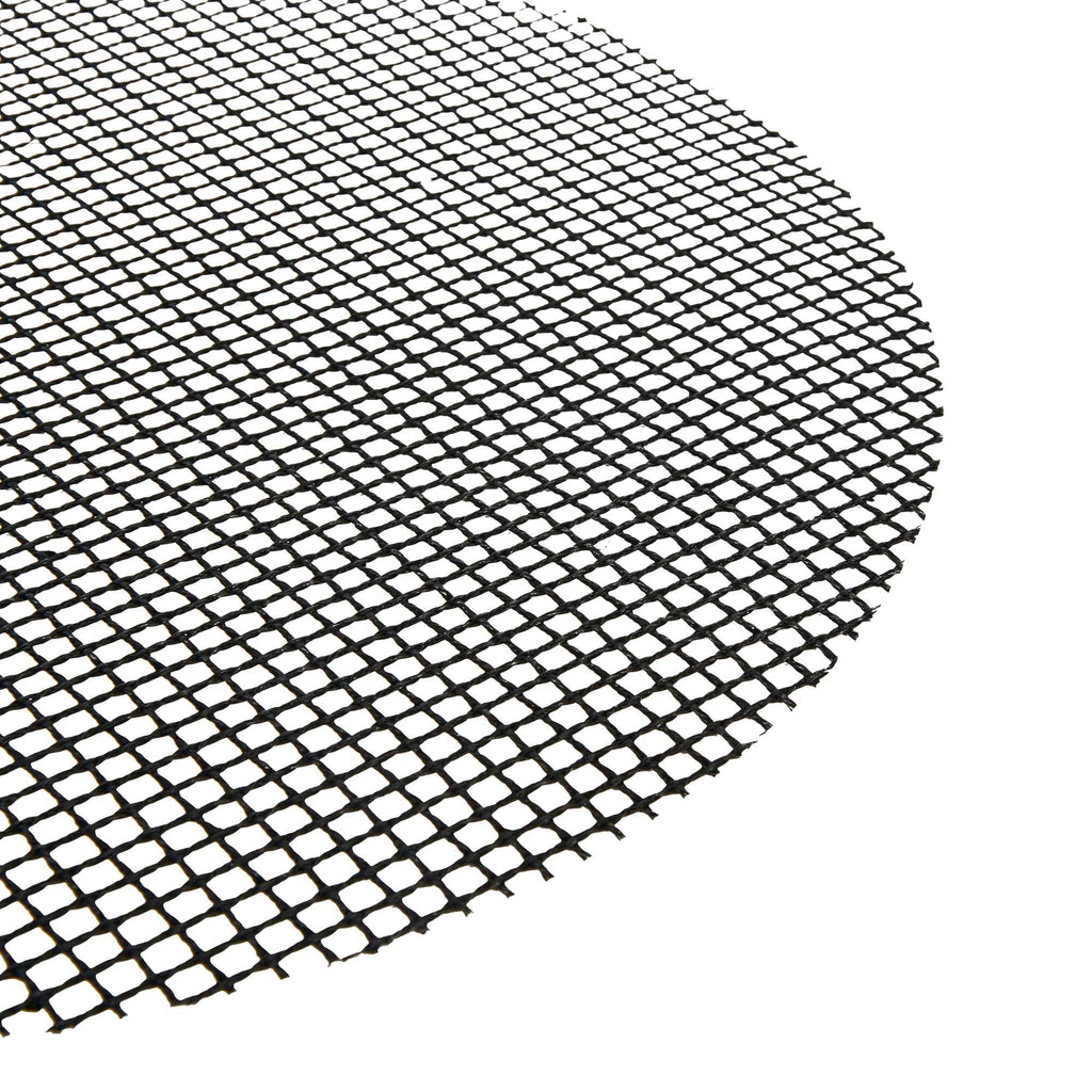 Met Lux Round Fiberglass Reusable Grill Mesh Mat - Non-Stick - 11 3/4" x 11 3/4" - 5 count box