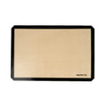 Pastry Tek Rectangle Tan and Black Silicone Full Size Baking Mat - Ultra Durable - 15 3/4" x 23 1/2" - 1 count box