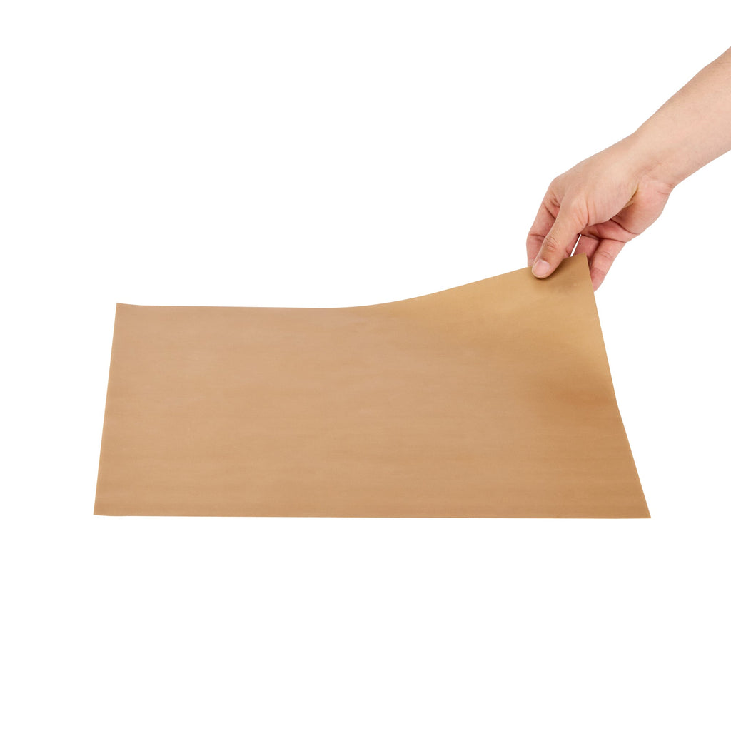 Pastry Tek Rectangle Brown PTFE Oven Liner - Non-Stick, For Bottom Of The Oven - 15 3/4" x 13" - 5 count box