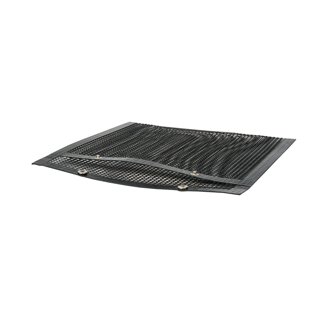 Met Lux Rectangle Black PTFE Mesh Grill Bag - Non-Stick - 8 3/4" x 10 1/2" - 2 count box
