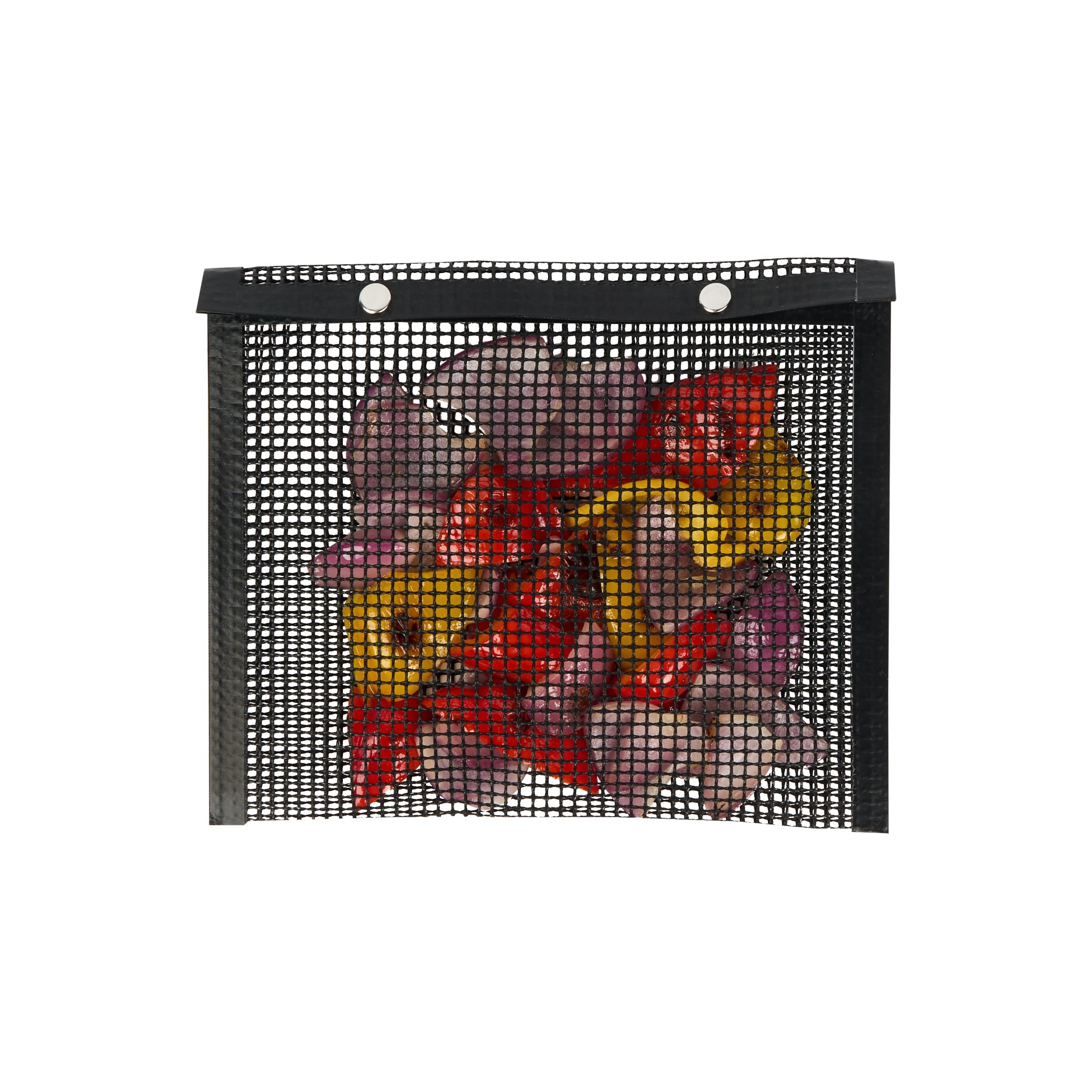 Met Lux Rectangle Black PTFE Mesh Grill Bag - Non-Stick - 8 3/4" x 10 1/2" - 2 count box