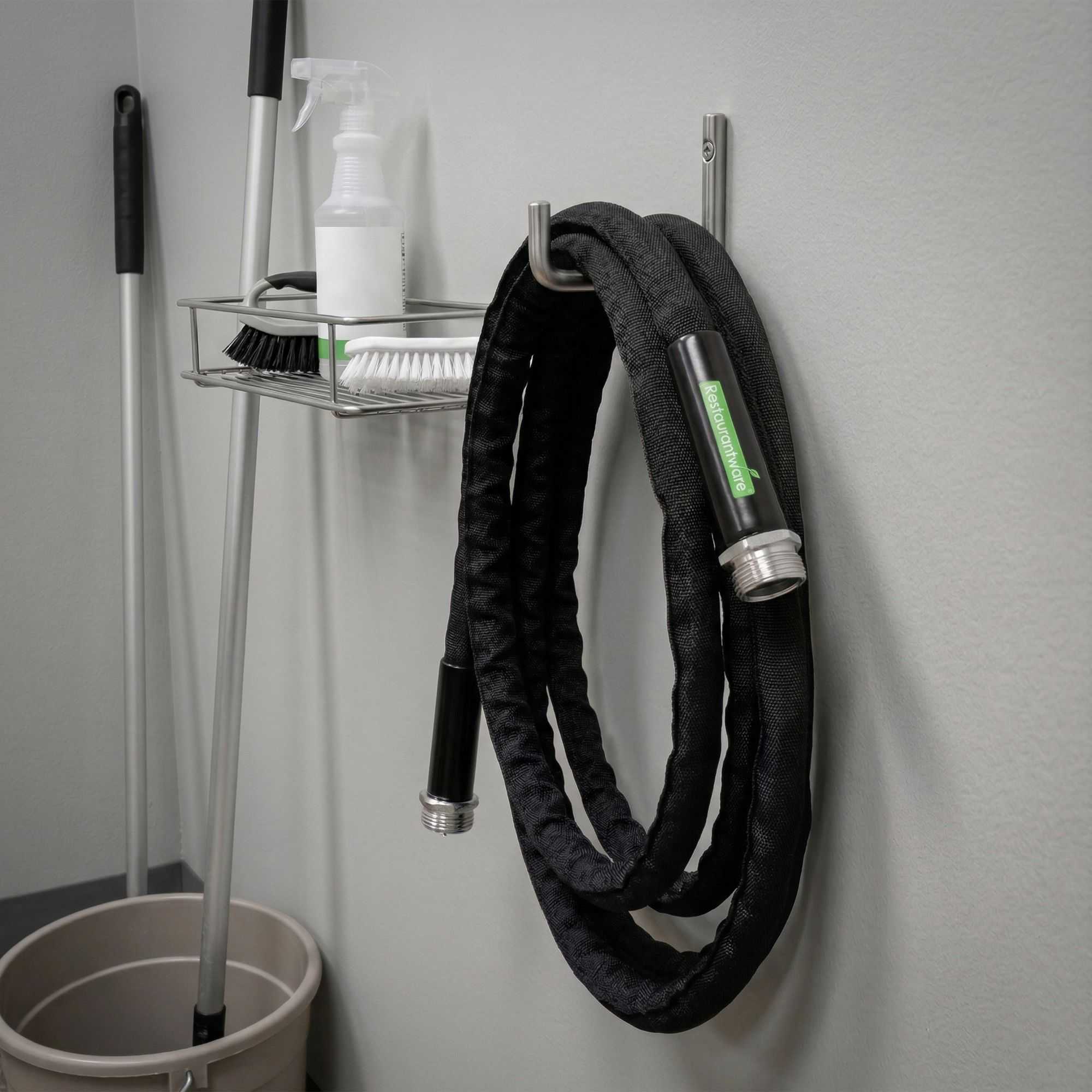 Handy Tek Black Fabric Garden Hose - Lightweight, Kink-Free, Flexible - 25' - 1 count box