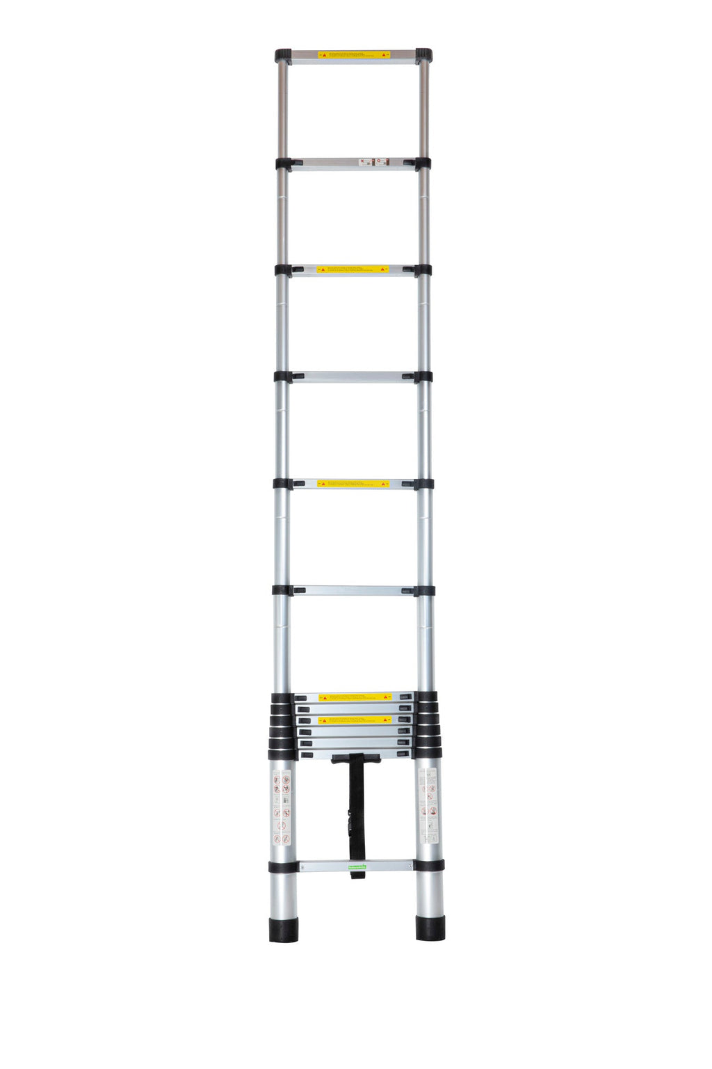 Handy Tek Aluminum Telescoping Extension Ladder - 330 lb Load Capacity - 12 1/2' - 1 count box