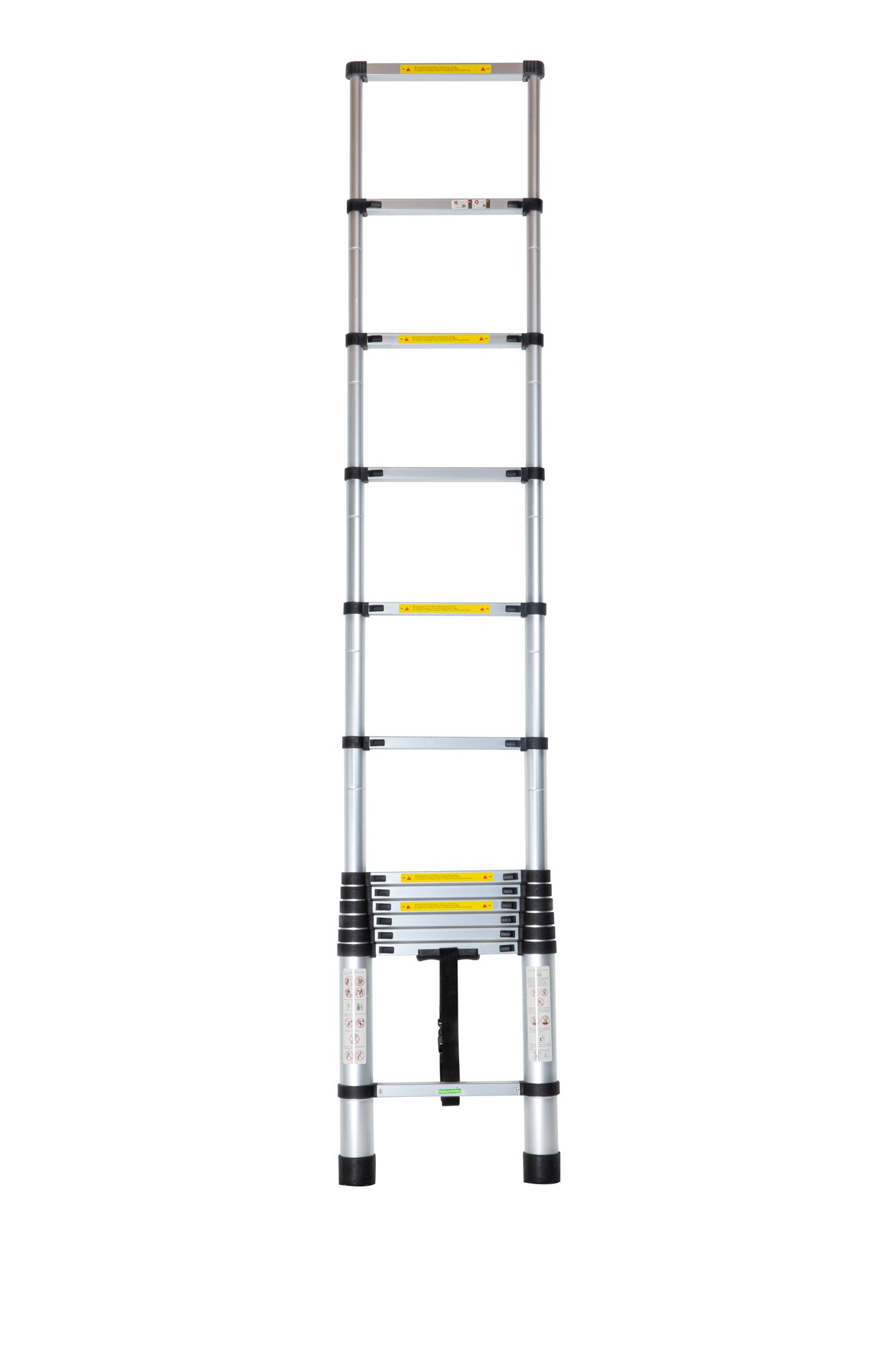 Handy Tek Aluminum Telescoping Extension Ladder - 330 lb Load Capacity - 12 1/2' - 1 count box