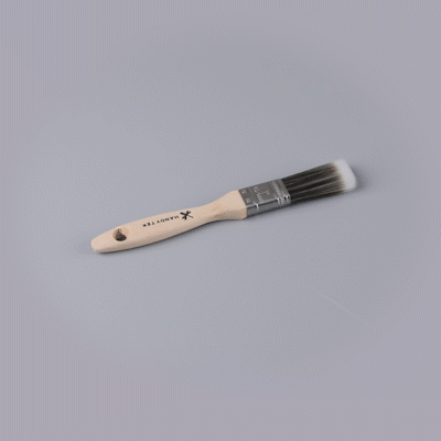 Handy Tek Synthetic Polyester Paint Brush - Flat, Beaver Tail - 1" - 144 count box