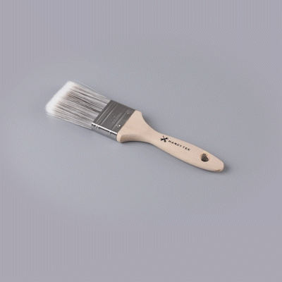 Handy Tek Synthetic Polyester Paint Brush - Flat, Beaver Tail - 2" - 120 count box