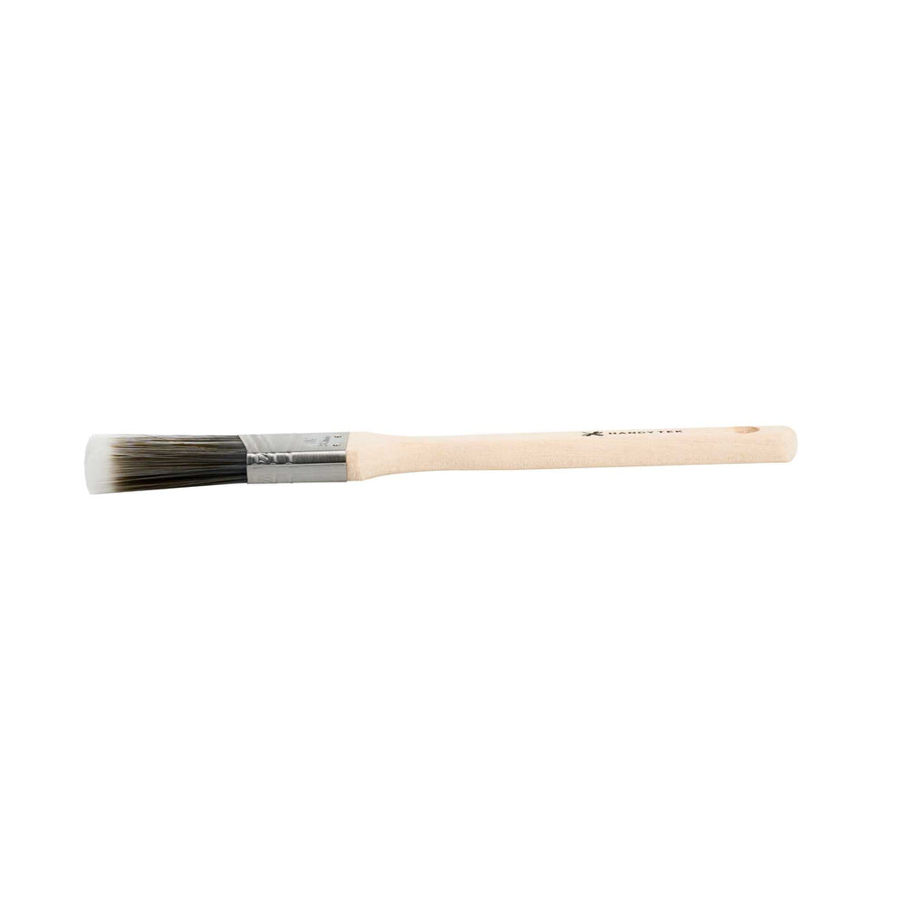 Handy Tek Synthetic Polyester Paint Brush - Angled, Long Handle - 1 1/2" - 120 count box