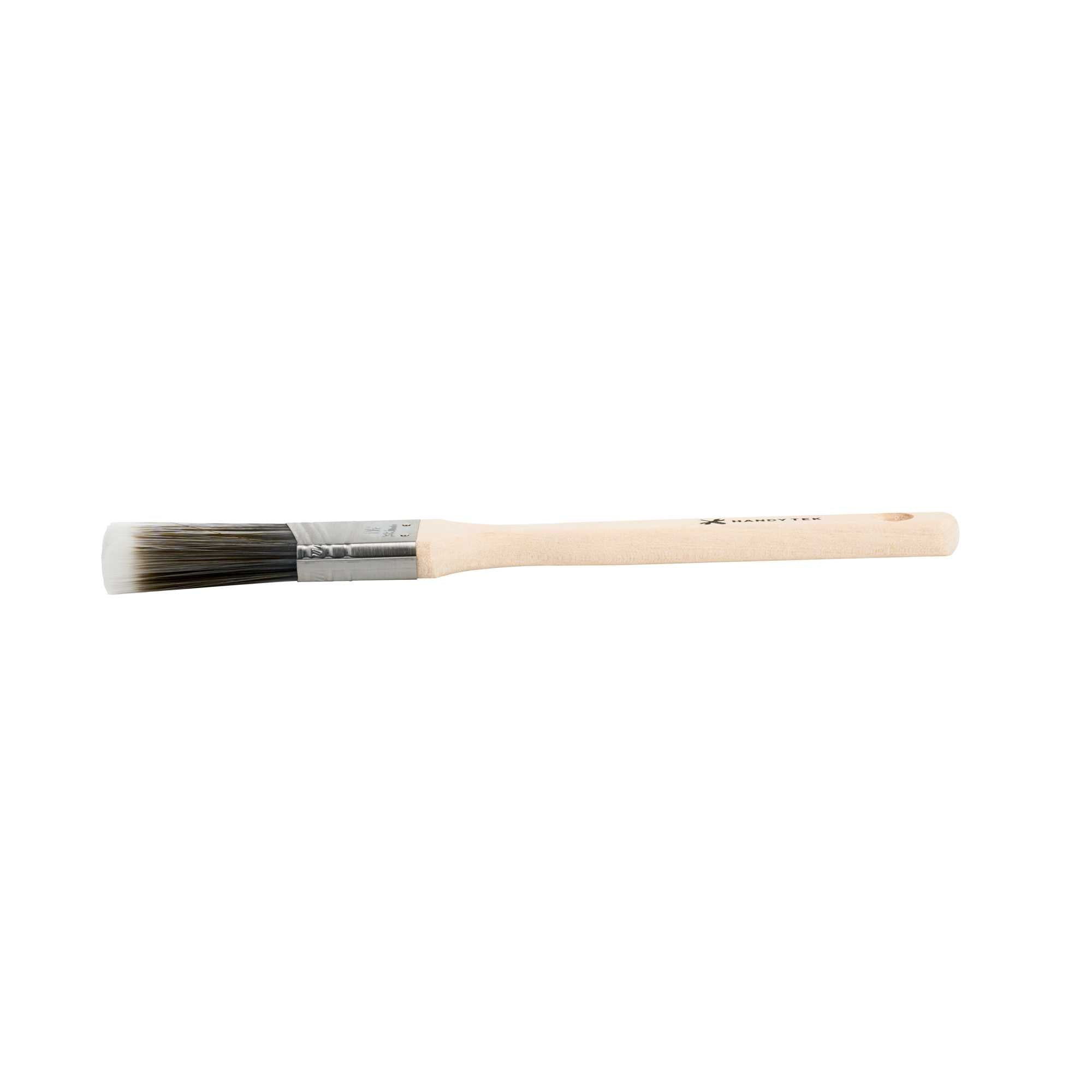 Handy Tek Synthetic Polyester Paint Brush - Angled, Long Handle - 1 1/2" - 120 count box