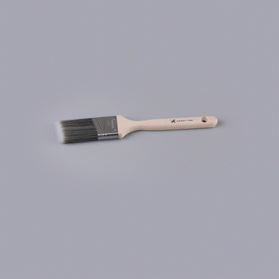 Handy Tek Synthetic Polyester Paint Brush - Angled, Long Handle - 2" - 6 count box