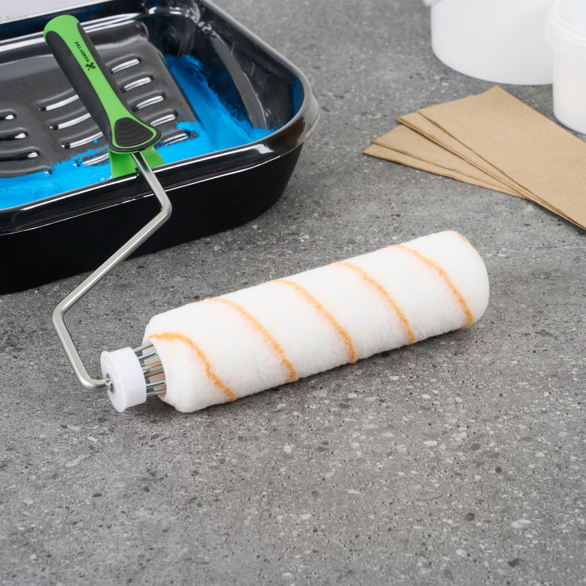 Handy Tek Knit Roller Cover - Shed-Resistant, with 1/2" Nap - 9" - 96 count box