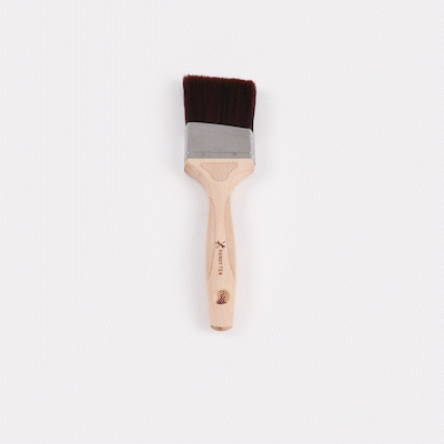 Handy Tek Polyester Paint Brush - Angled, Soft Tip, Textured Handle - 2 1/2" - 12 count box