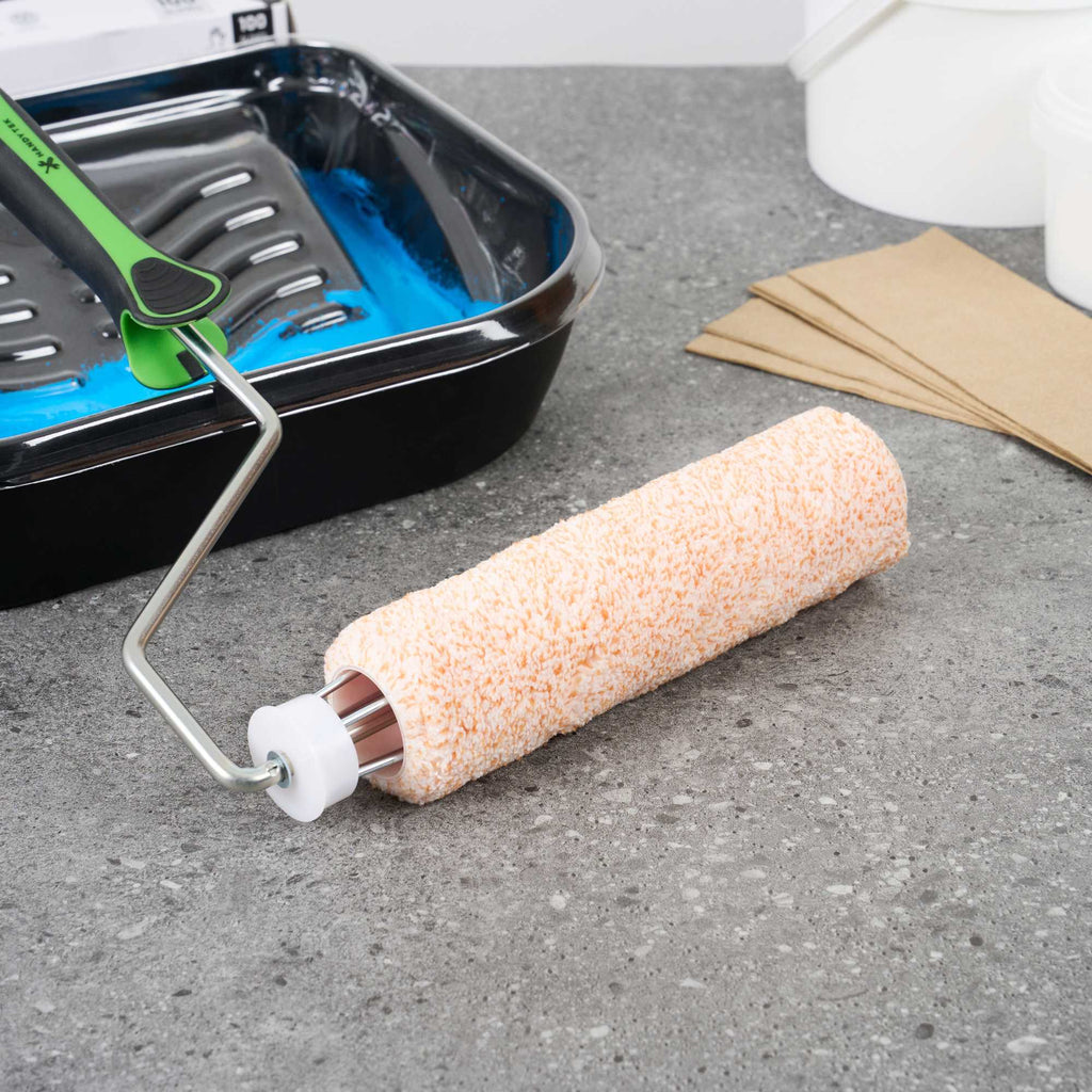 Handy Tek Microfiber Roller Cover - Shed-Resistant, with 3/8" Nap - 9" - 1 count box