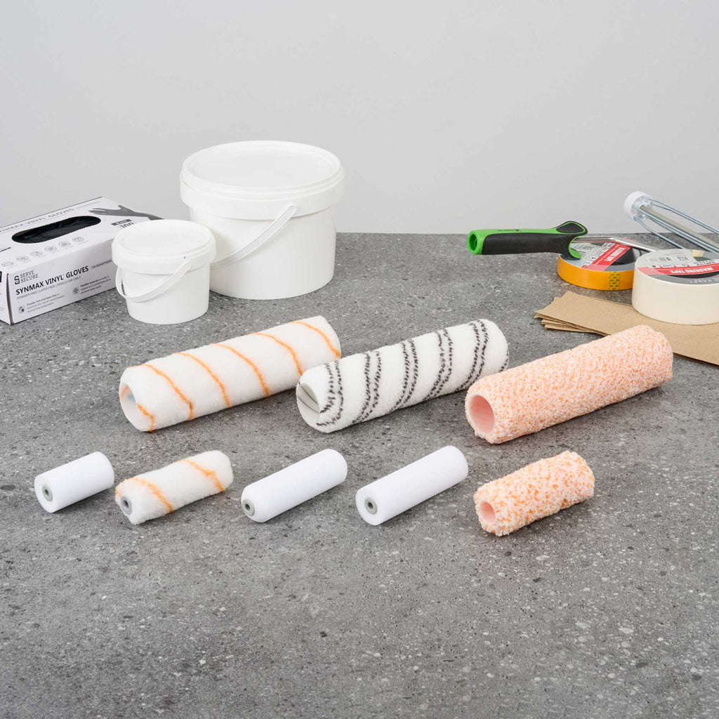 Handy Tek Foam Mini Roller Cover - High Density, Shed-Resistant - 4" - 240 count box