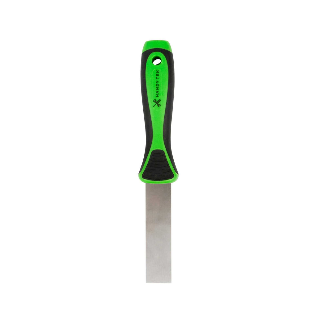 Handy Tek Carbon Steel Putty Knife - Flexible, Soft Grip Handle - 1" - 24 count box
