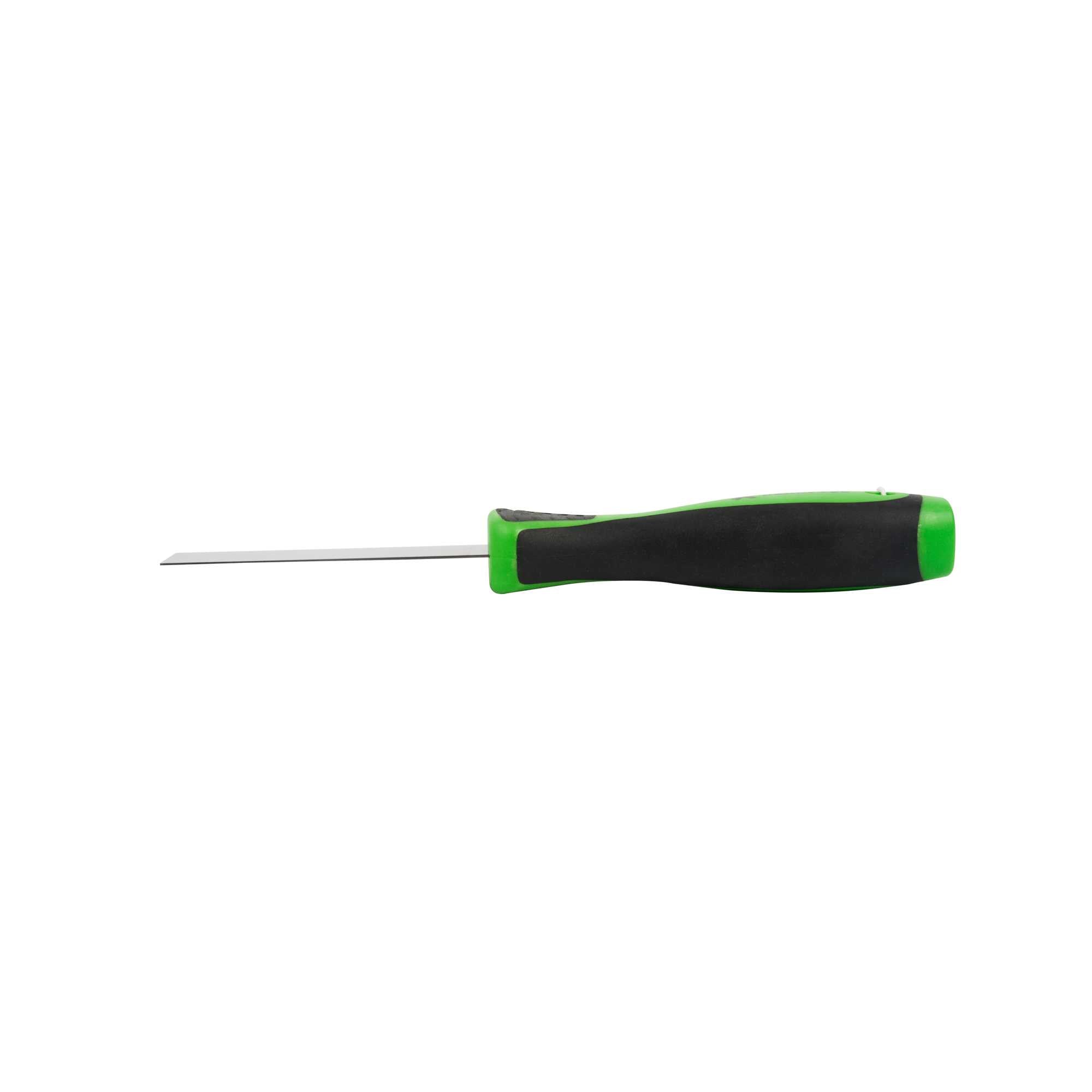 Handy Tek Carbon Steel Putty Knife - Flexible, Soft Grip Handle - 1" - 1 count box