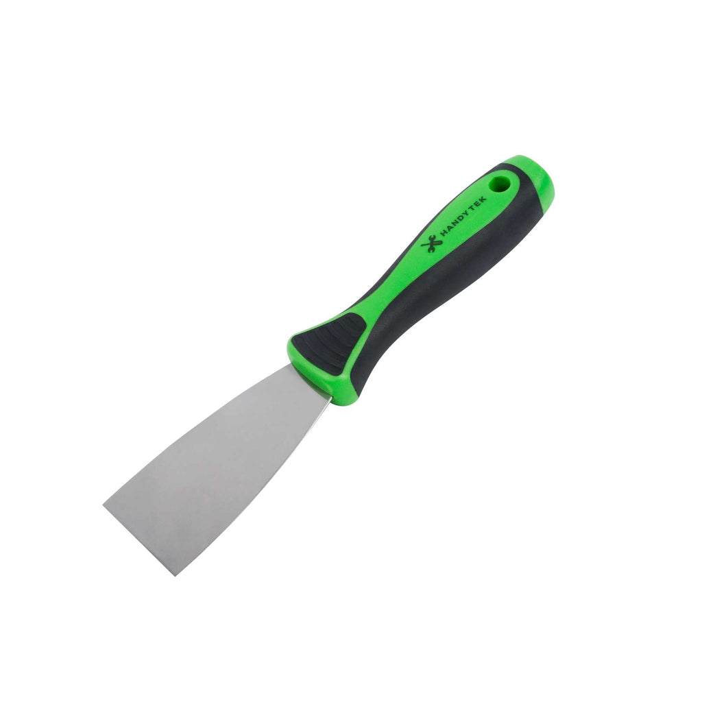 Handy Tek Carbon Steel Putty Knife - Flexible, Soft Grip Handle - 2" - 12 count box